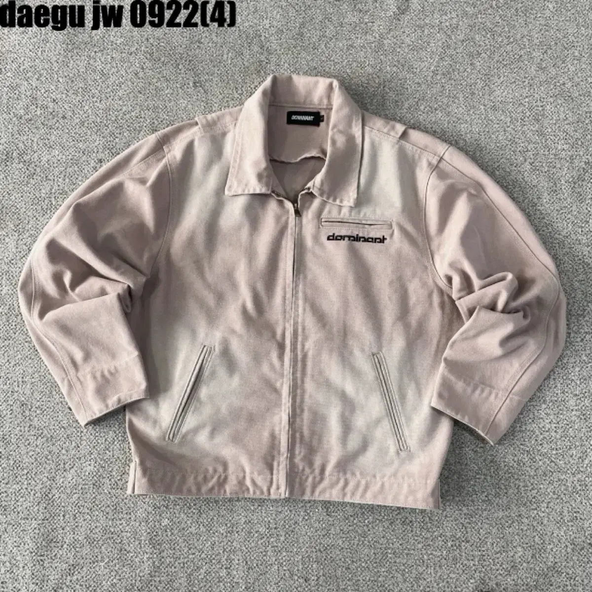 Phyps Dept Apple Label Knit Trucker Jacket_Blue on Bunjang